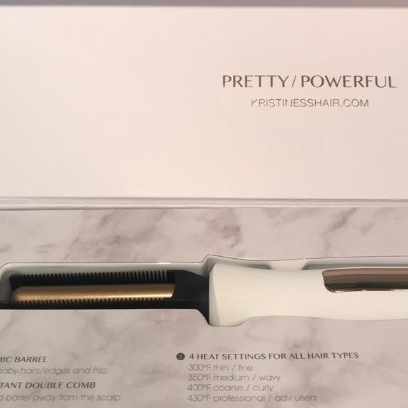 kristin ess hair texture taming root control iron